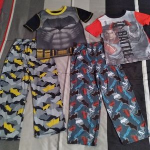 Batman VS Superman 2-Piece Pants Pajama's 2 Sets